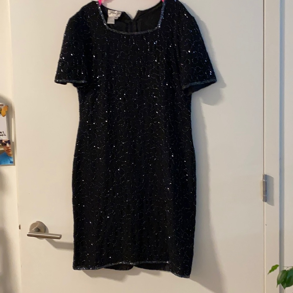 Sparkly black party dress
